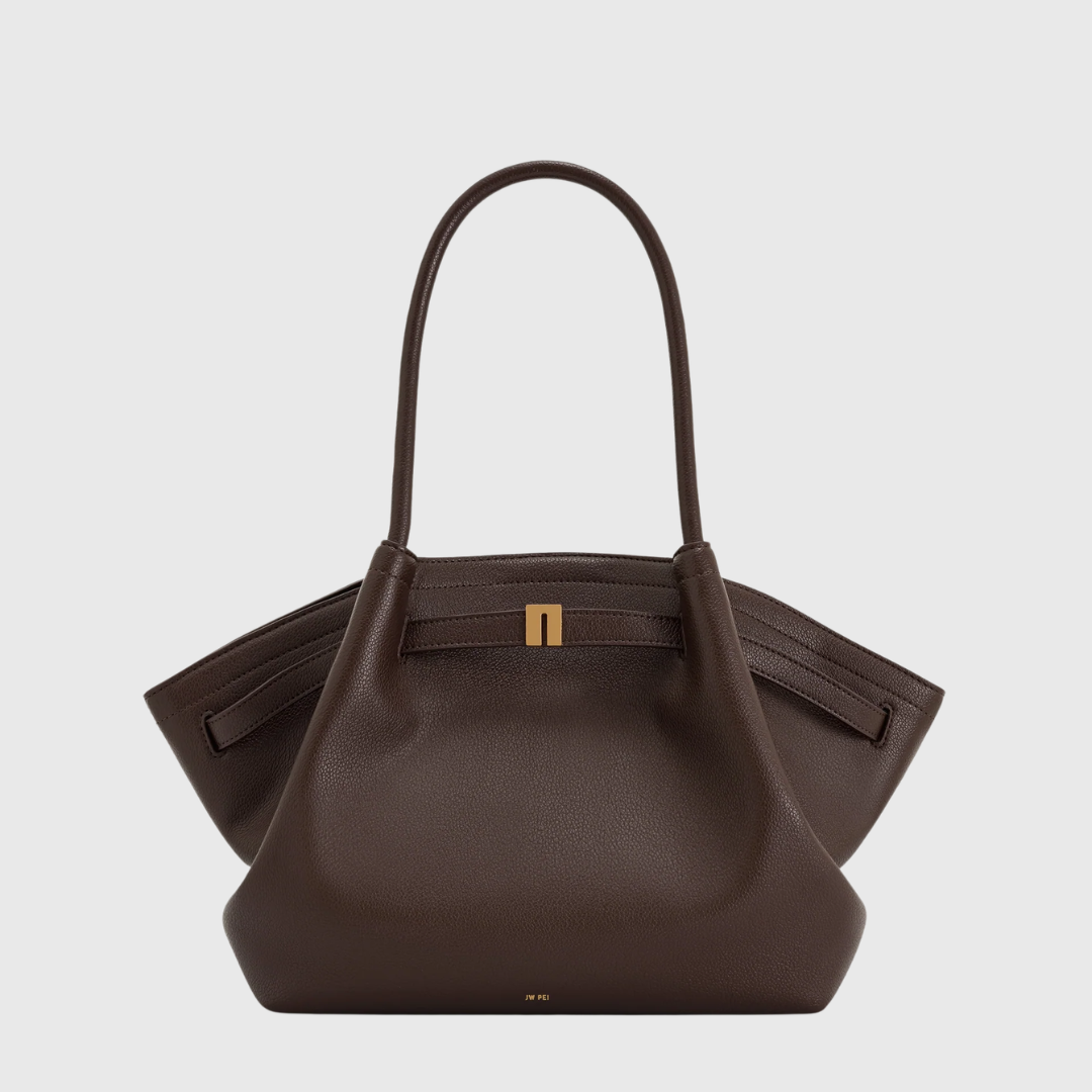 JW PEI Hana Medium Tote Bag Brown - Box Packaging