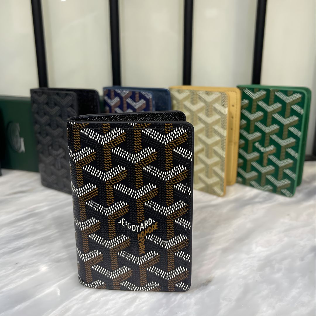 GoYard Saint-Pierre Card Wallet Black - Premium Quality - Box Packaging