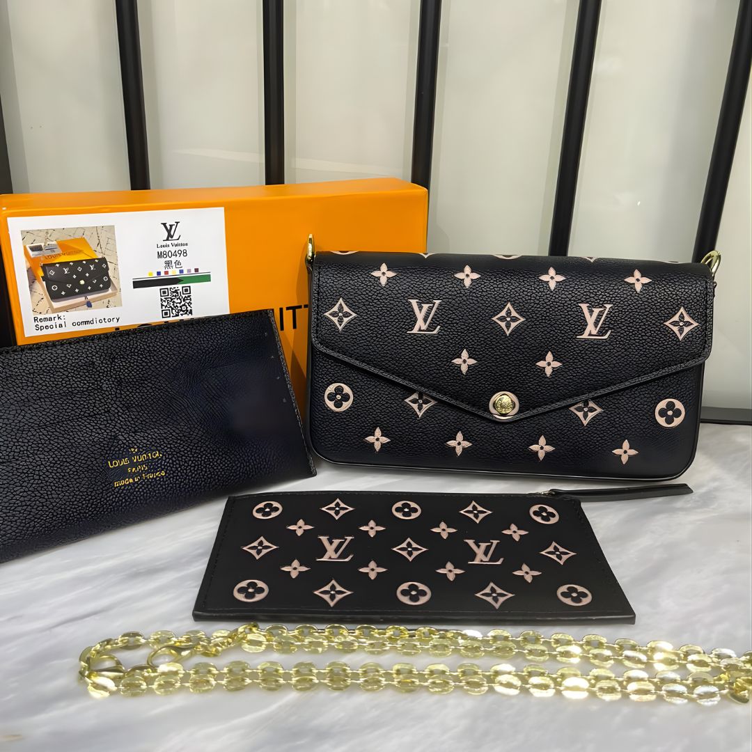 Louis Vuitton Pochette Félicie cross body bag / wallet - Premium Quality - Box Packaging