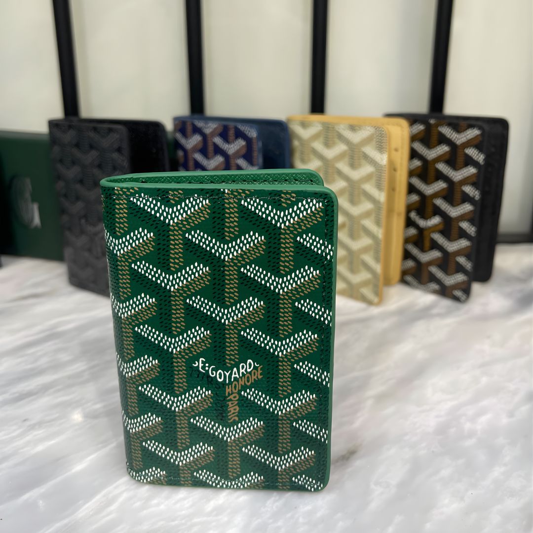 GoYard Saint-Pierre Card Wallet Green - Premium Quality - Box Packaging