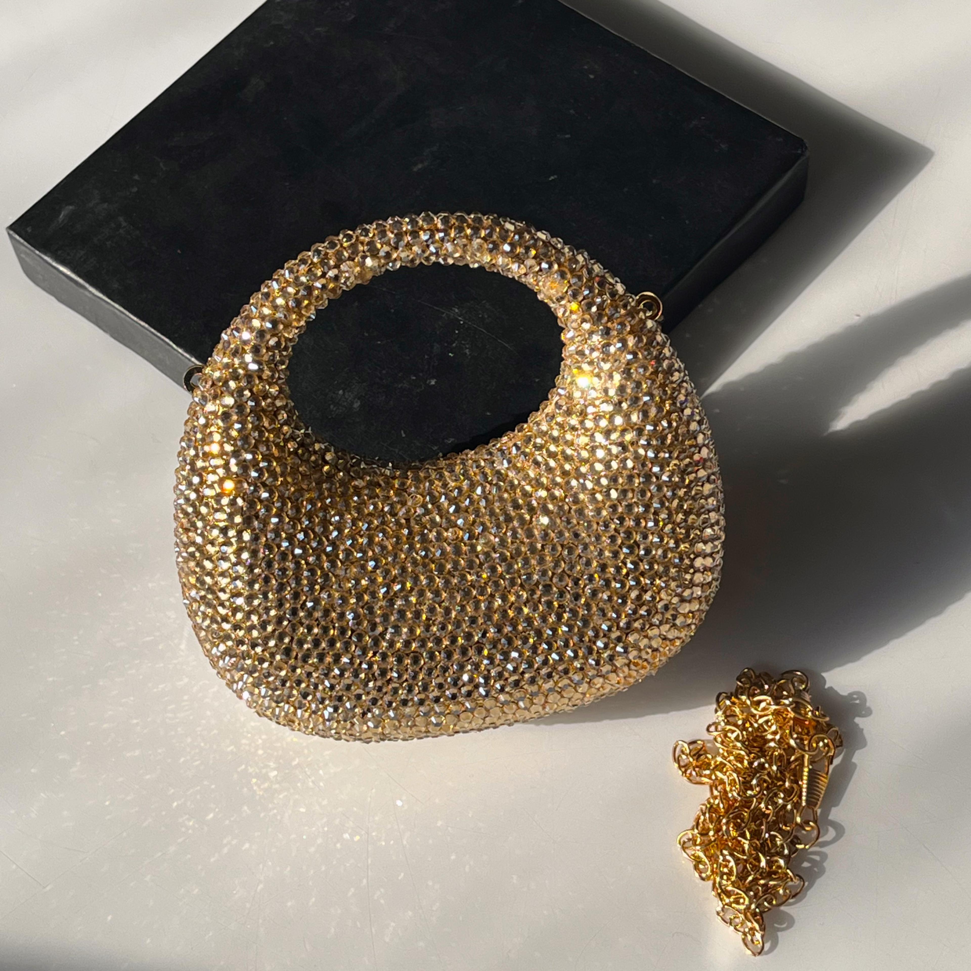 Viral Swarovski Mini Rhinestone Clutch