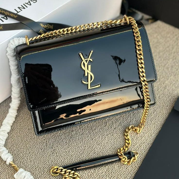 Saint Lauren YSL Sunset Leather Crossbody bag Shine - MasterPlus Series - Box Packaging