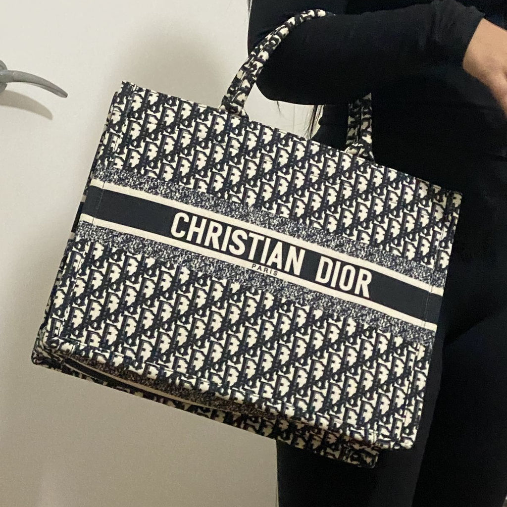 Christian Dior Book Tote Bag Large