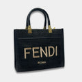 Fendi Rome Tote Bag - Black