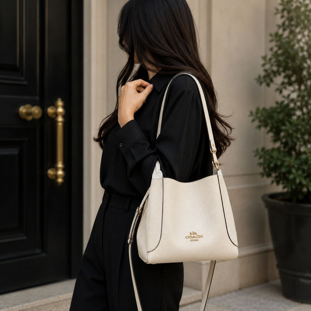 Coach Hadley Hobo 21 Bag - Off White