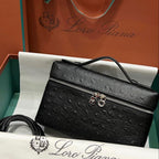 Loro Piana Ostrich 19 Cross Body Bag