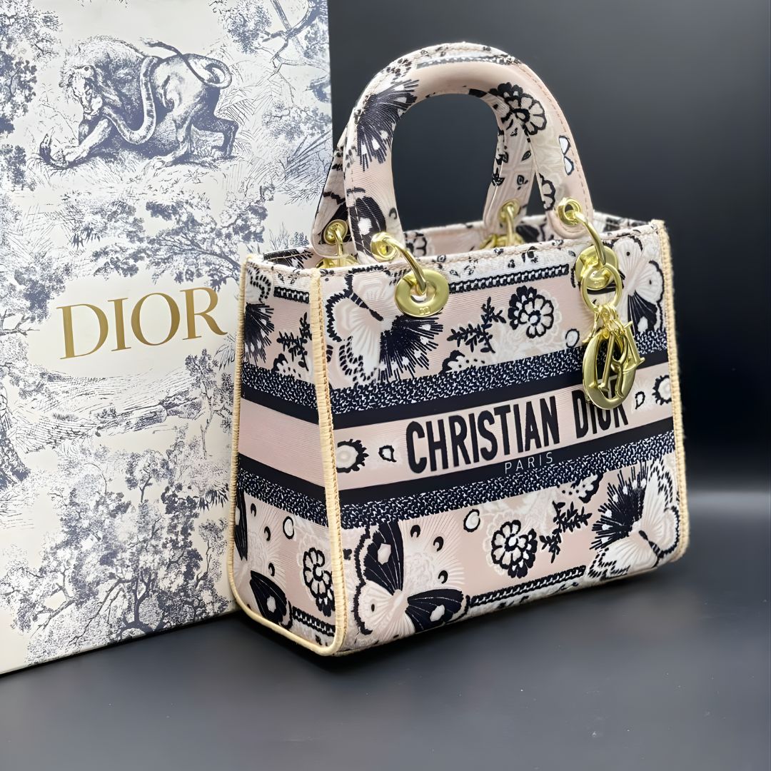 Lady Dior Handbag Design - Premium Quality - Box Packaging