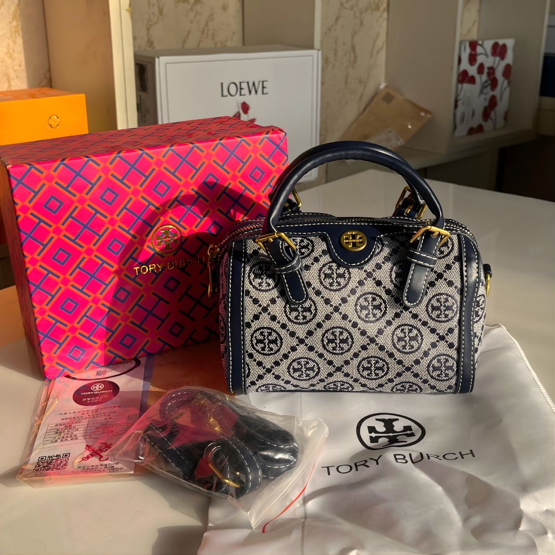 Tory Burch T Monogram Duffle Crossbody Bag