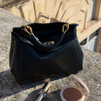 JW PEI Lucia Classic Top Handle Handbag - Black