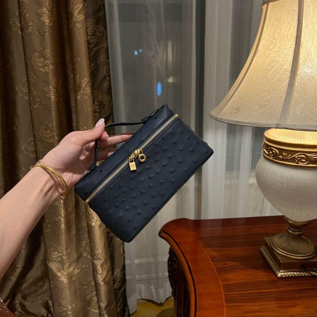 Loro Piana Ostrich 19 Cross Body Bag