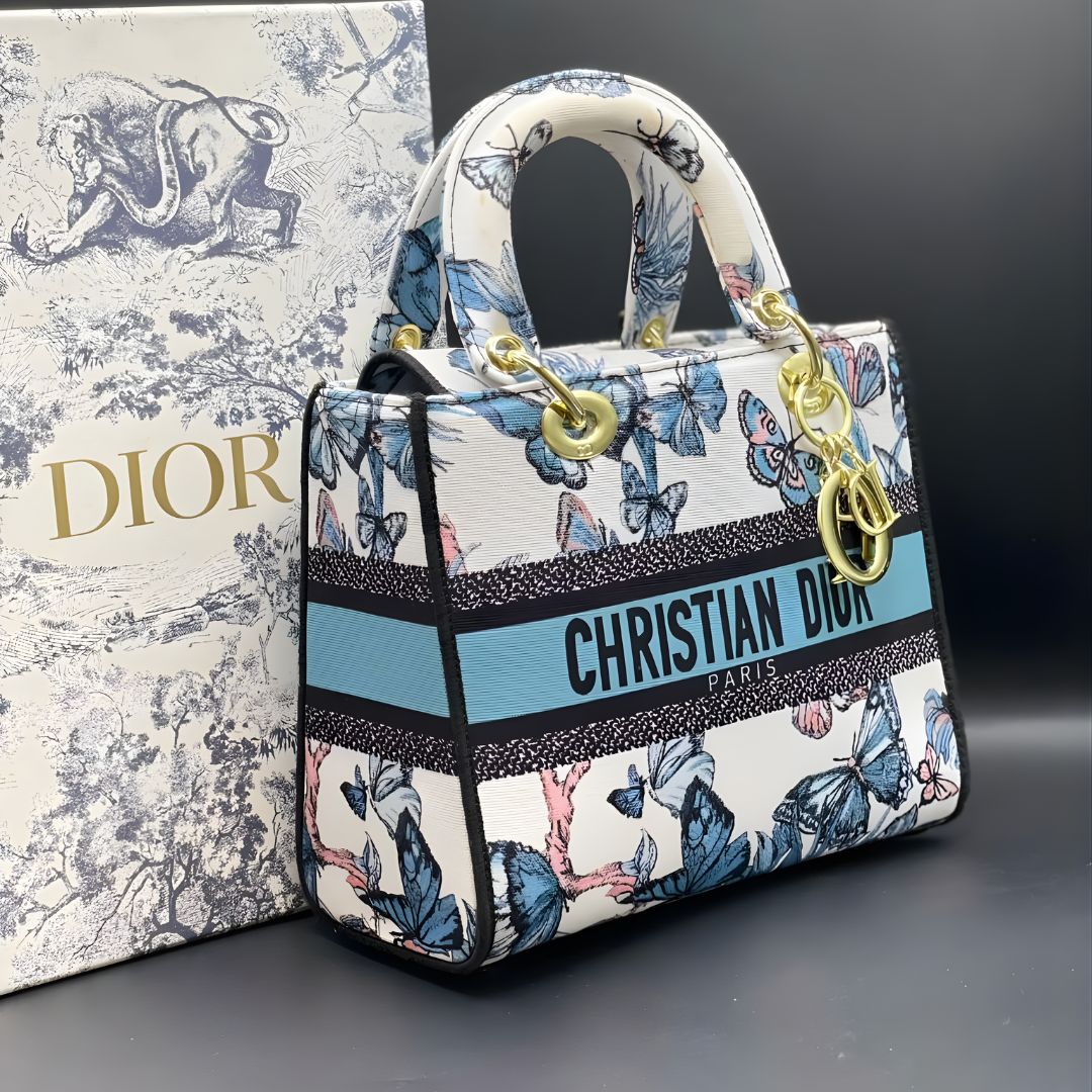 Lady Dior Handbag Design - Premium Quality - Box Packaging
