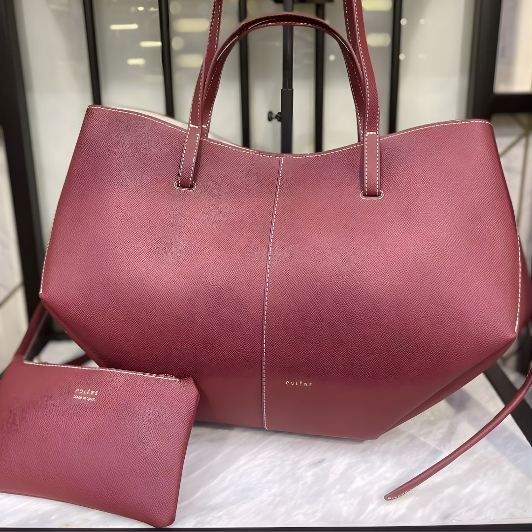 Polène Cyme Tote Bag with Pouch