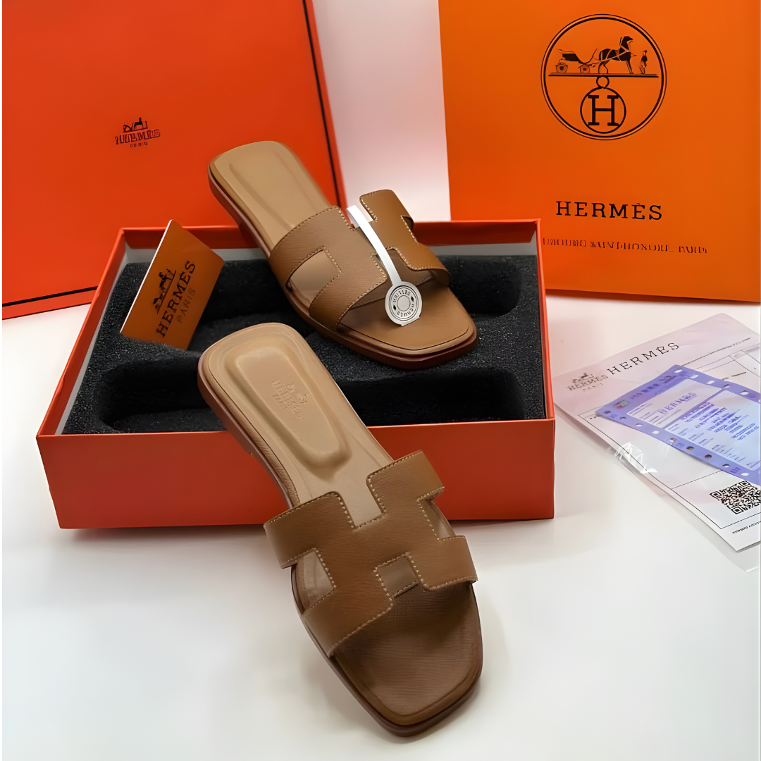HERMES Slide - Brown