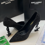 Saint Lauren Opyum Glitter Pumps
