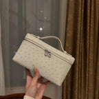 Loro Piana Ostrich 19 Cross Body Bag
