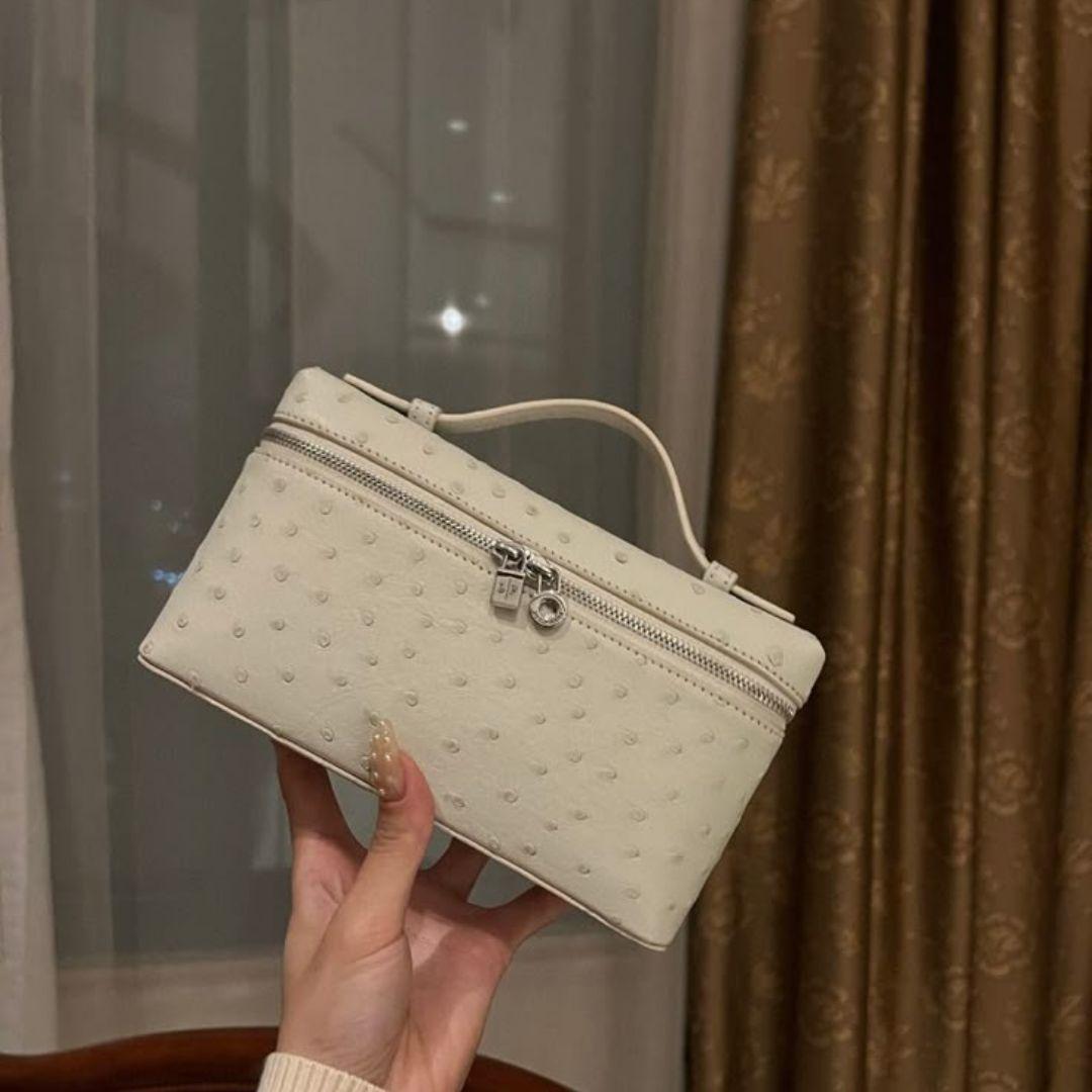 Loro Piana Ostrich 19 Cross Body Bag