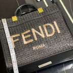 Fendi Rome Tote Bag - Black