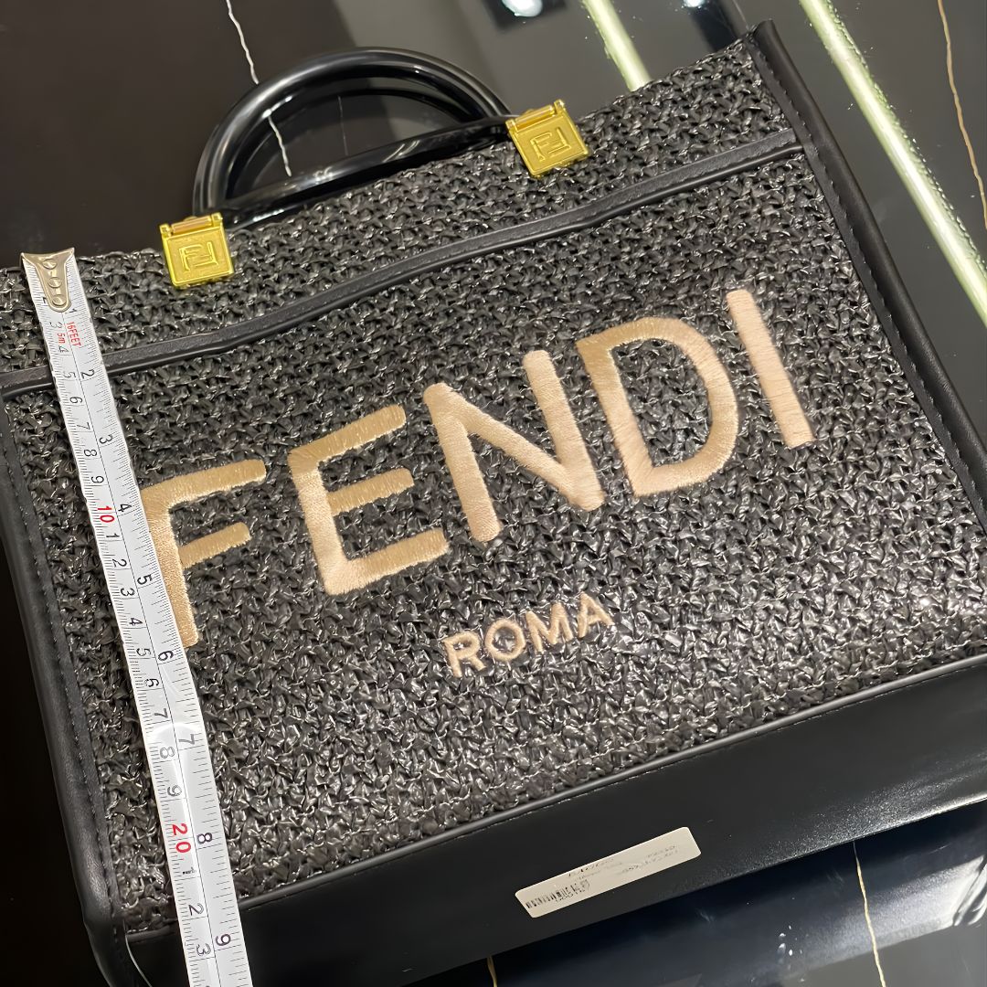 Fendi Rome Tote Bag - Black