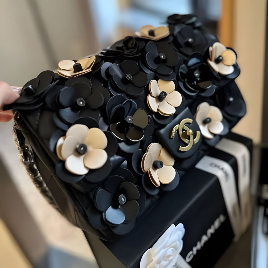 Chanel Camellia Flap Bag