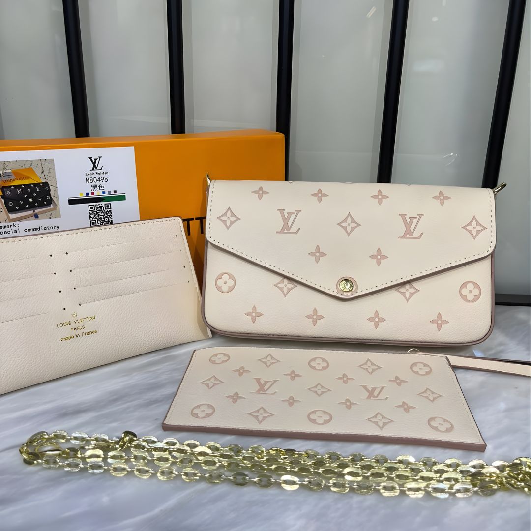 Louis Vuitton Pochette Félicie cross body bag + wallet