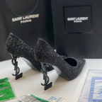 Saint Lauren Opyum Glitter Pumps