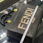 Fendi Rome Tote Bag - Black