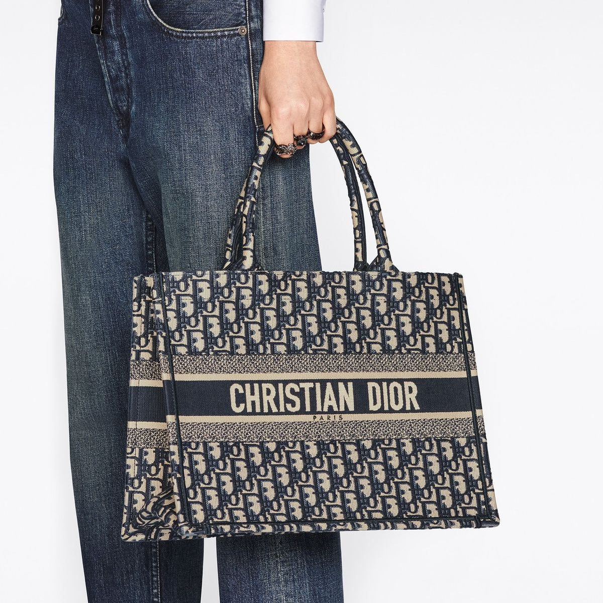 Christian Dior Book Tote Bag Large