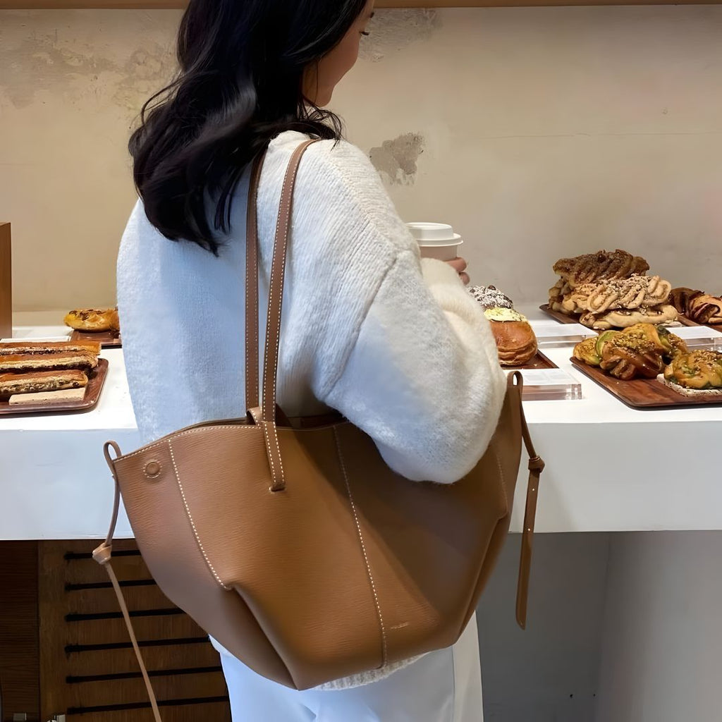 Polène Cyme Tote Bag with Pouch