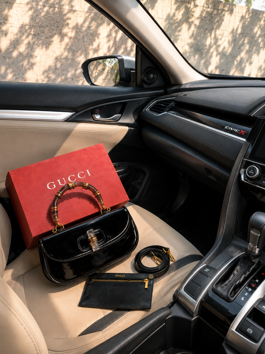 Gucci Bamboo 1947 Top Handle Bag – Black