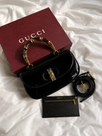 Gucci Bamboo 1947 Top Handle Bag – Black