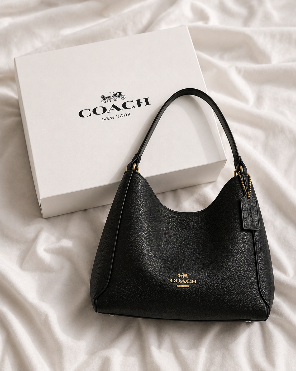 Coach Hadley Hobo 21 Bag - Black