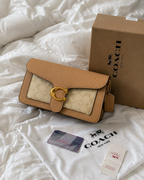 Coach Tabby 26 Shoulder Bag – Tan Signature Canvas