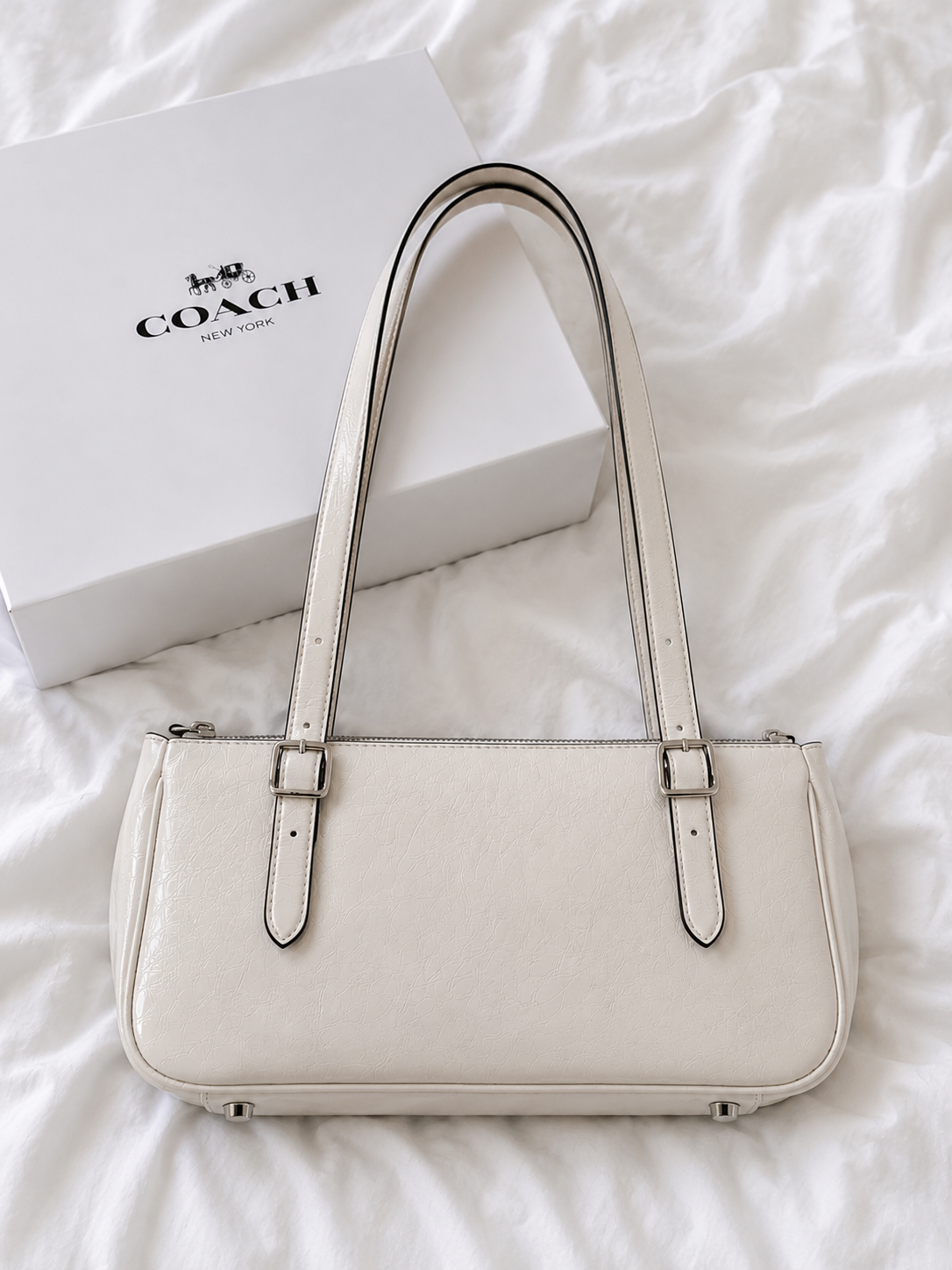 Coach Asher Shoulder Bag - White
