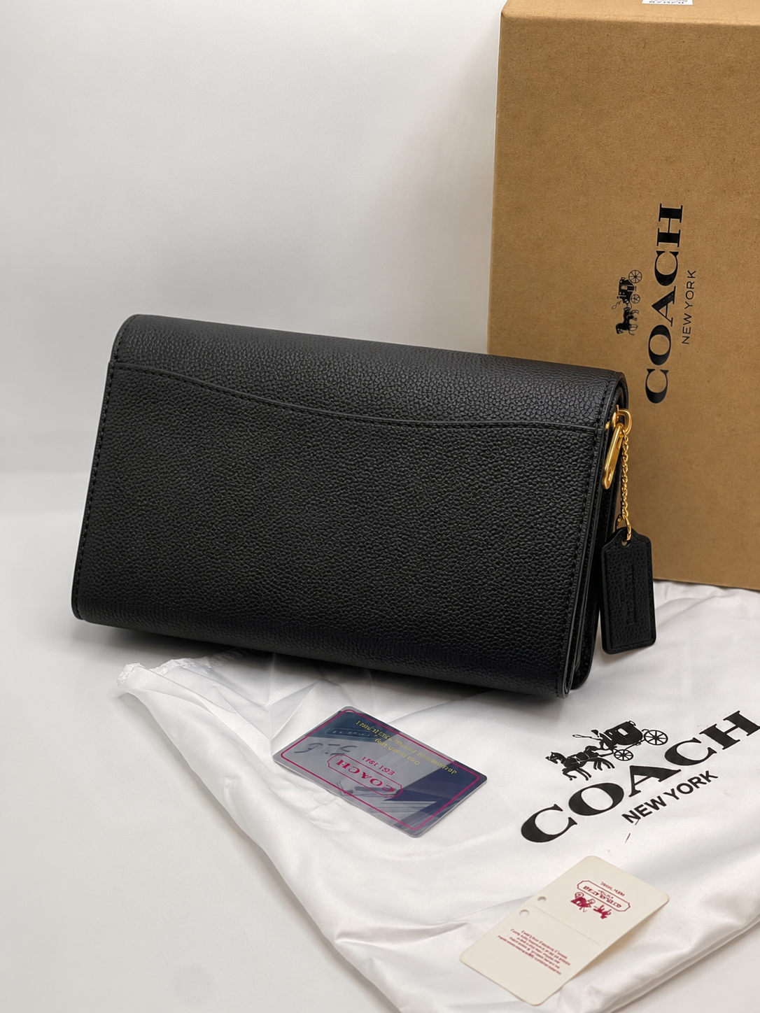 Coach Tabby 26 Shoulder Bag – Black & Khaki Signature Canvas