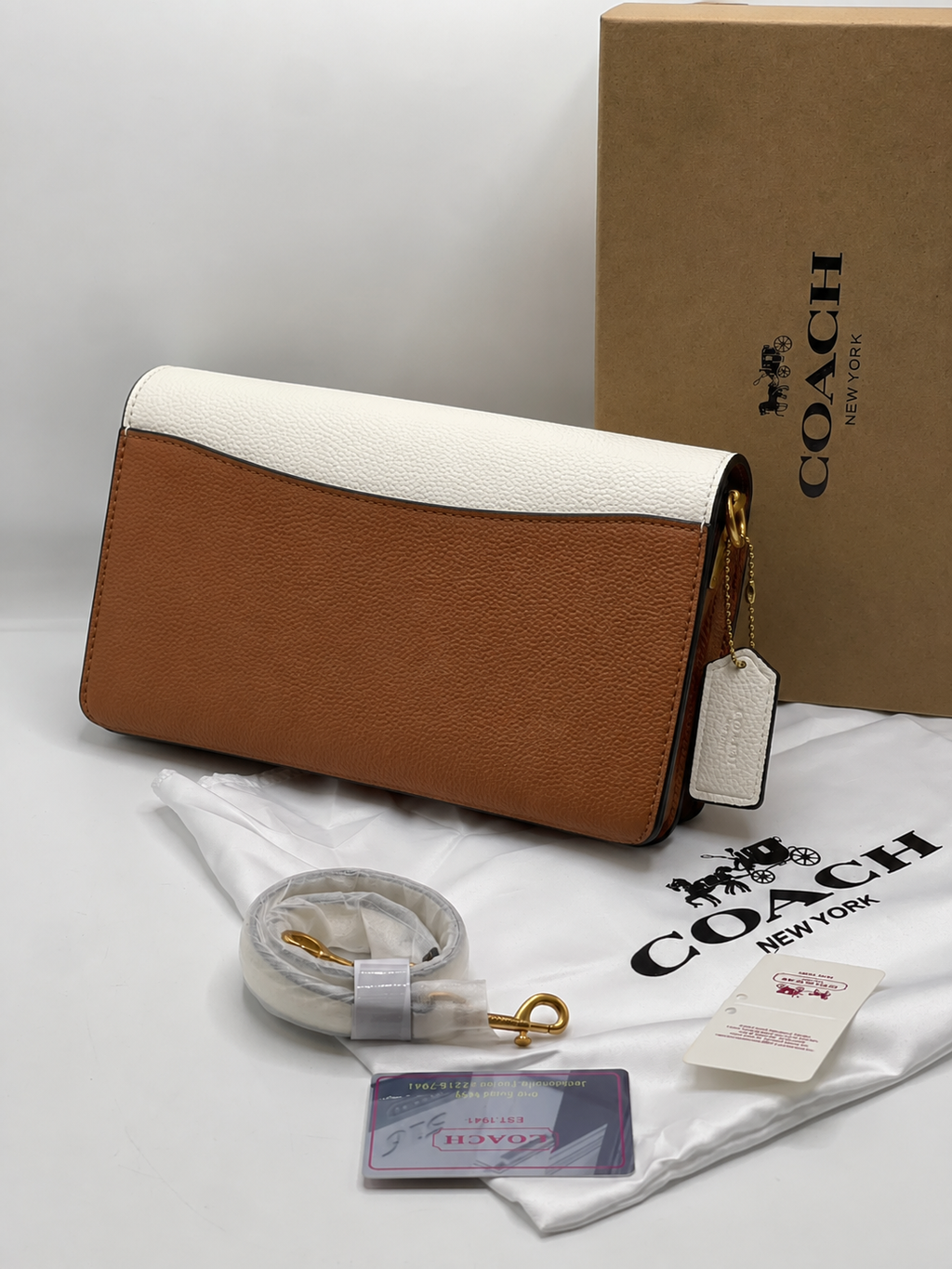 Coach Tabby 26 Shoulder Bag – Chalk & Saddle Signature Canvas