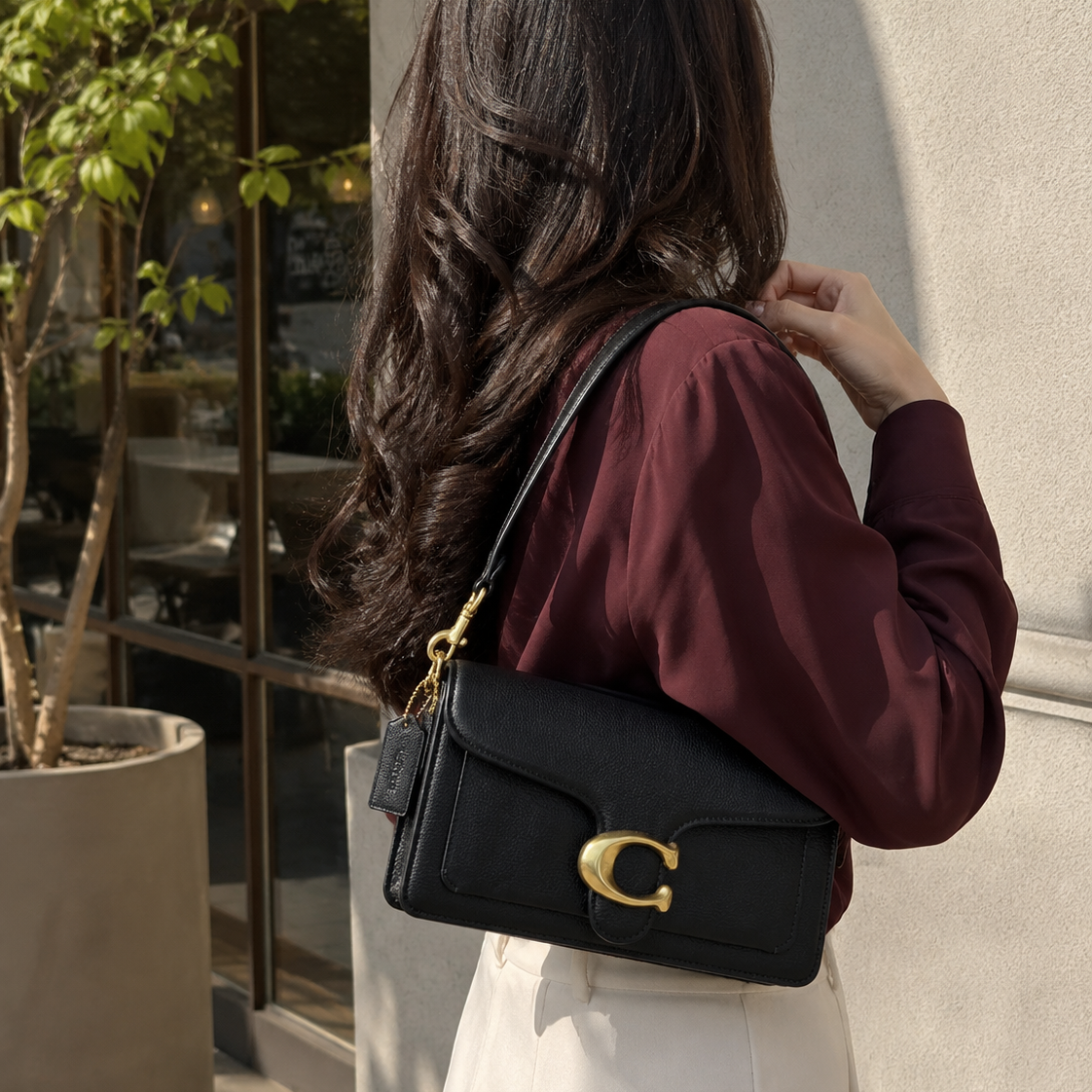 Coach Tabby 26 Shoulder Bag - Black