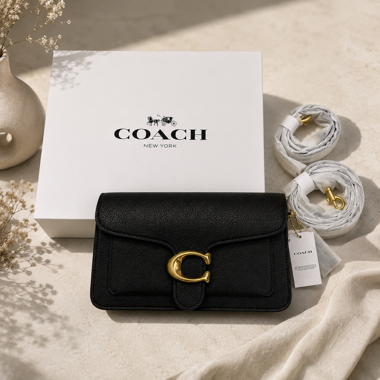 Coach Tabby 26 Shoulder Bag - Black