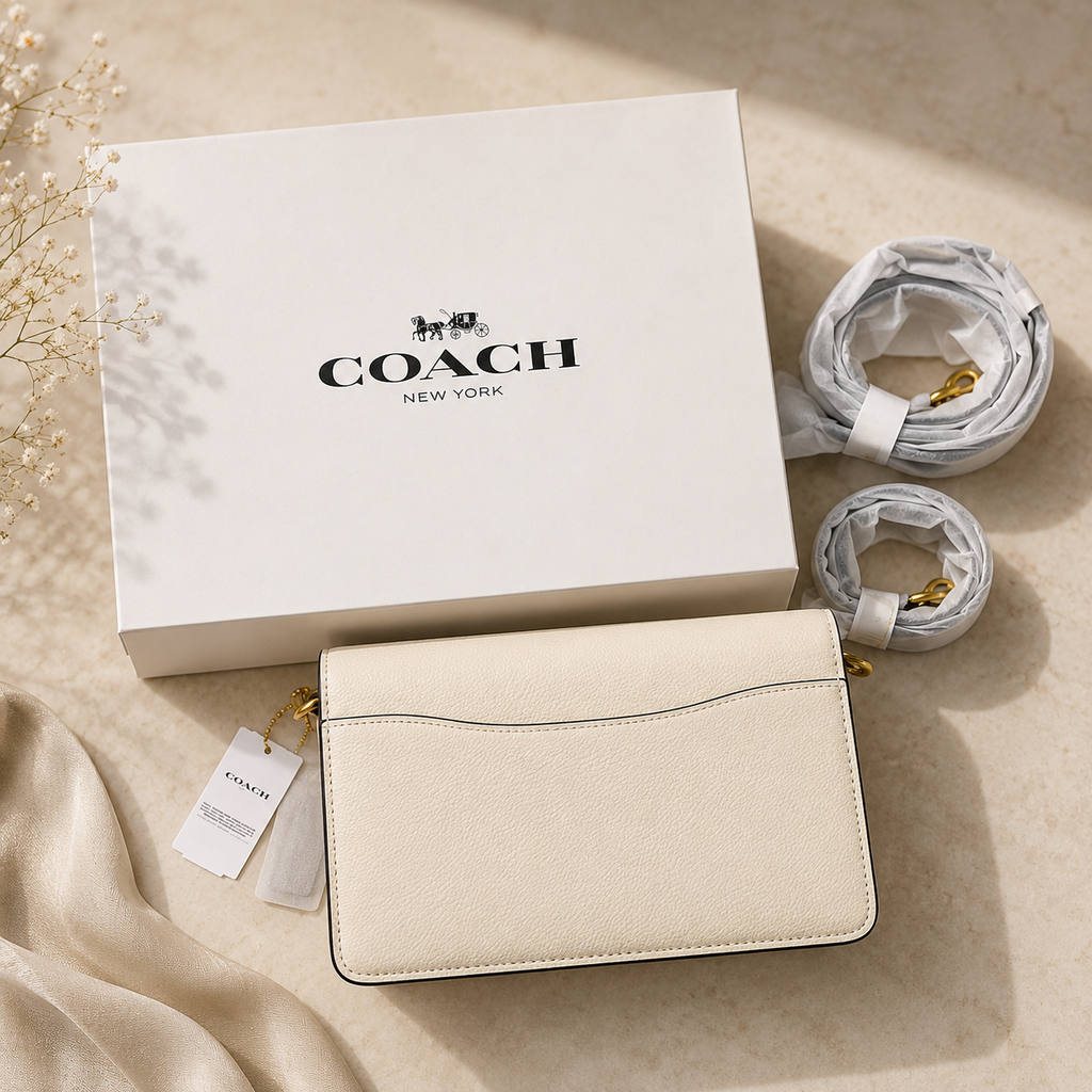 Coach Tabby 26 Shoulder Bag - White