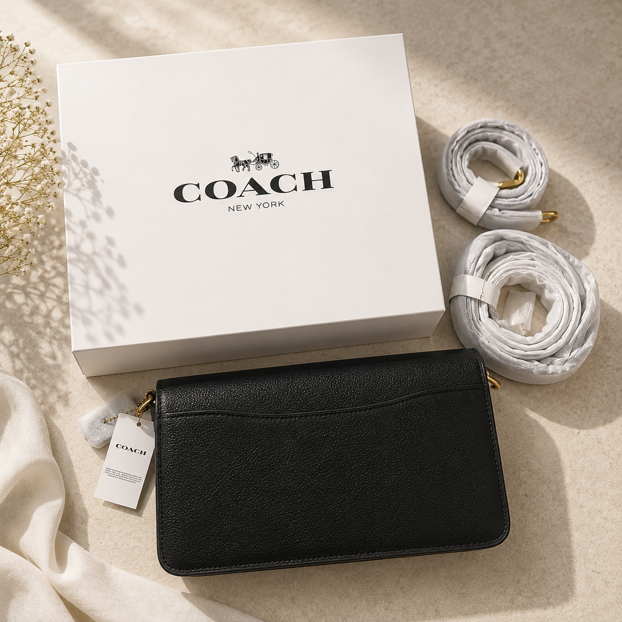 Coach Tabby 26 Shoulder Bag - Black Signature
