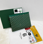 Unisex GoYard Conti Pouch - Green