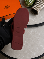 Hermes Miss Sandal in Calfskin