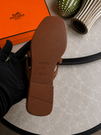 Hermes Miss Sandal in Calfskin
