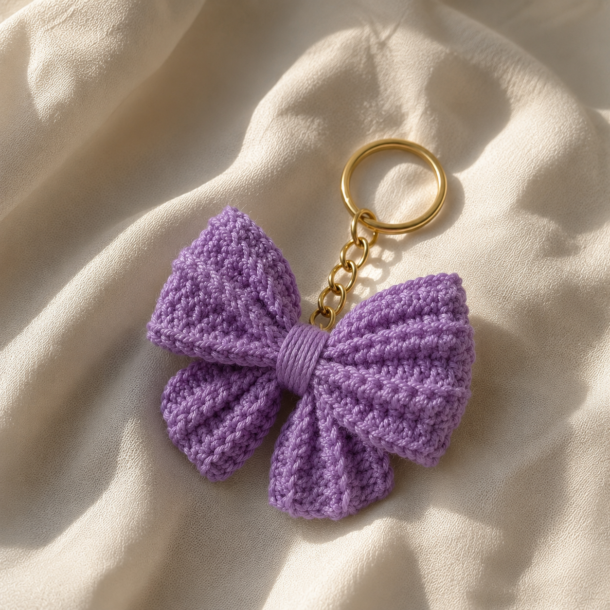Bow Crochet Keychain - 100% Advance Payment