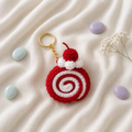 Cinnamon Roll Crochet Keychain - 100% Advance Payment
