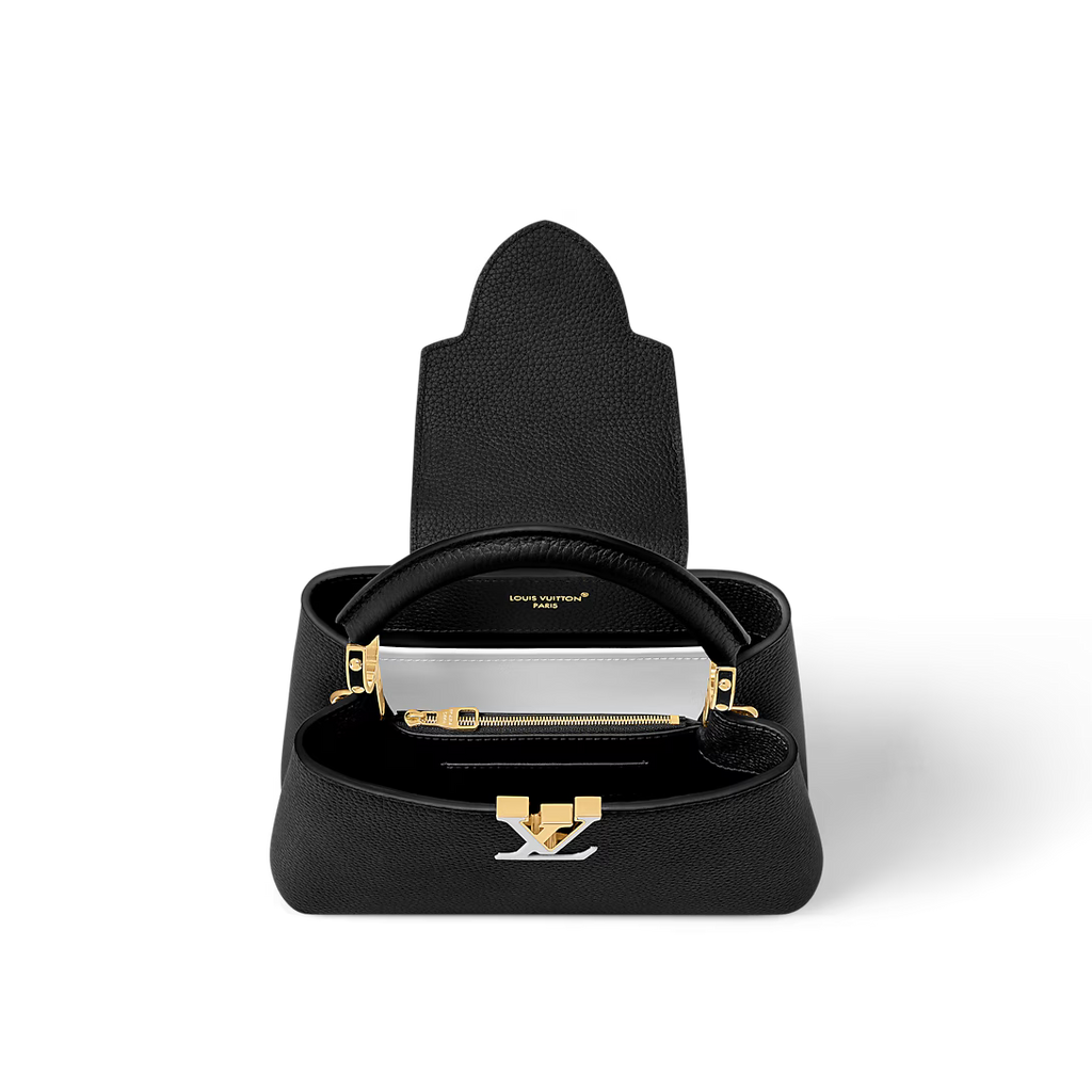 Louis Vuitton Capucine Mini Handbag — Black