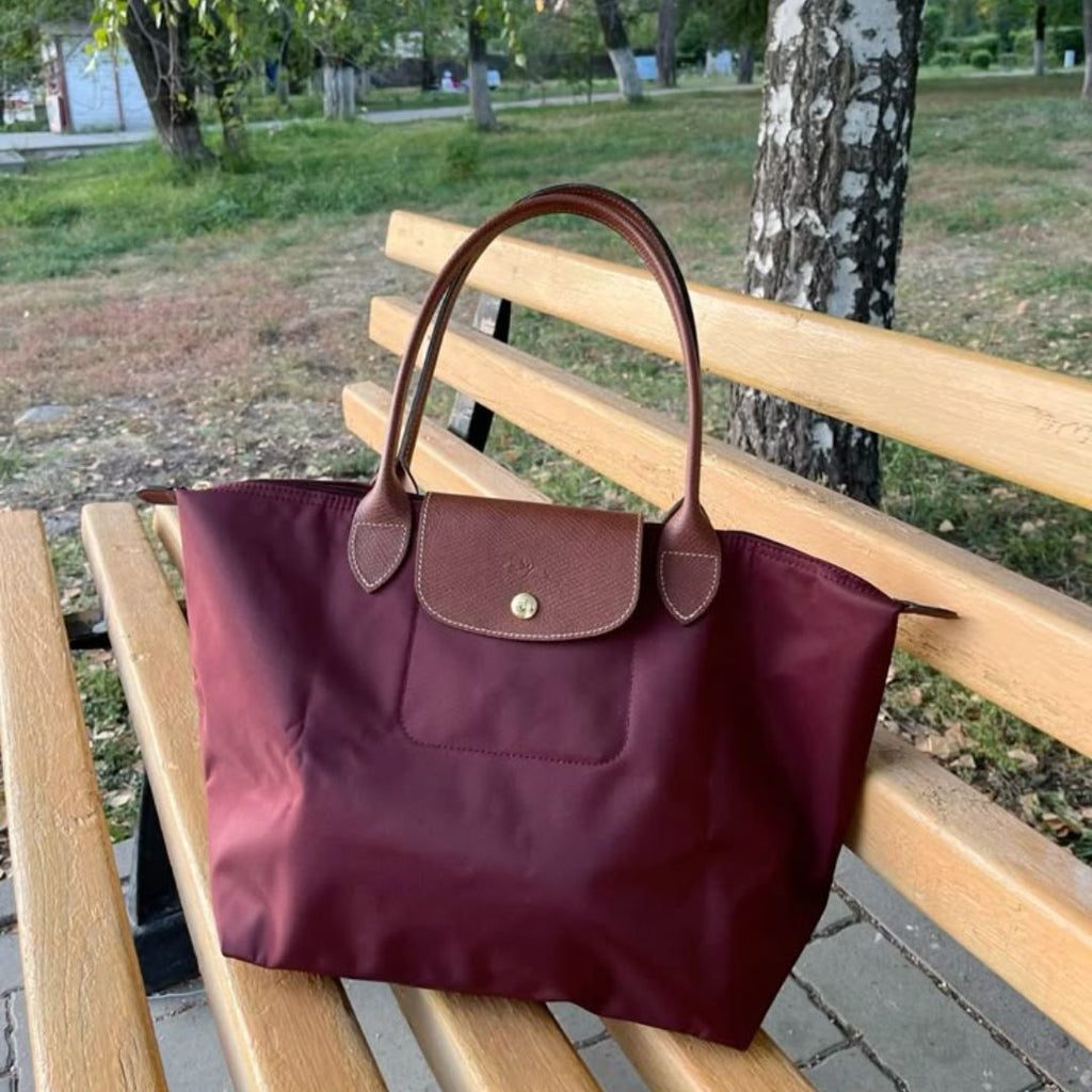 LongChamp Tote Bag Large - Maroon
