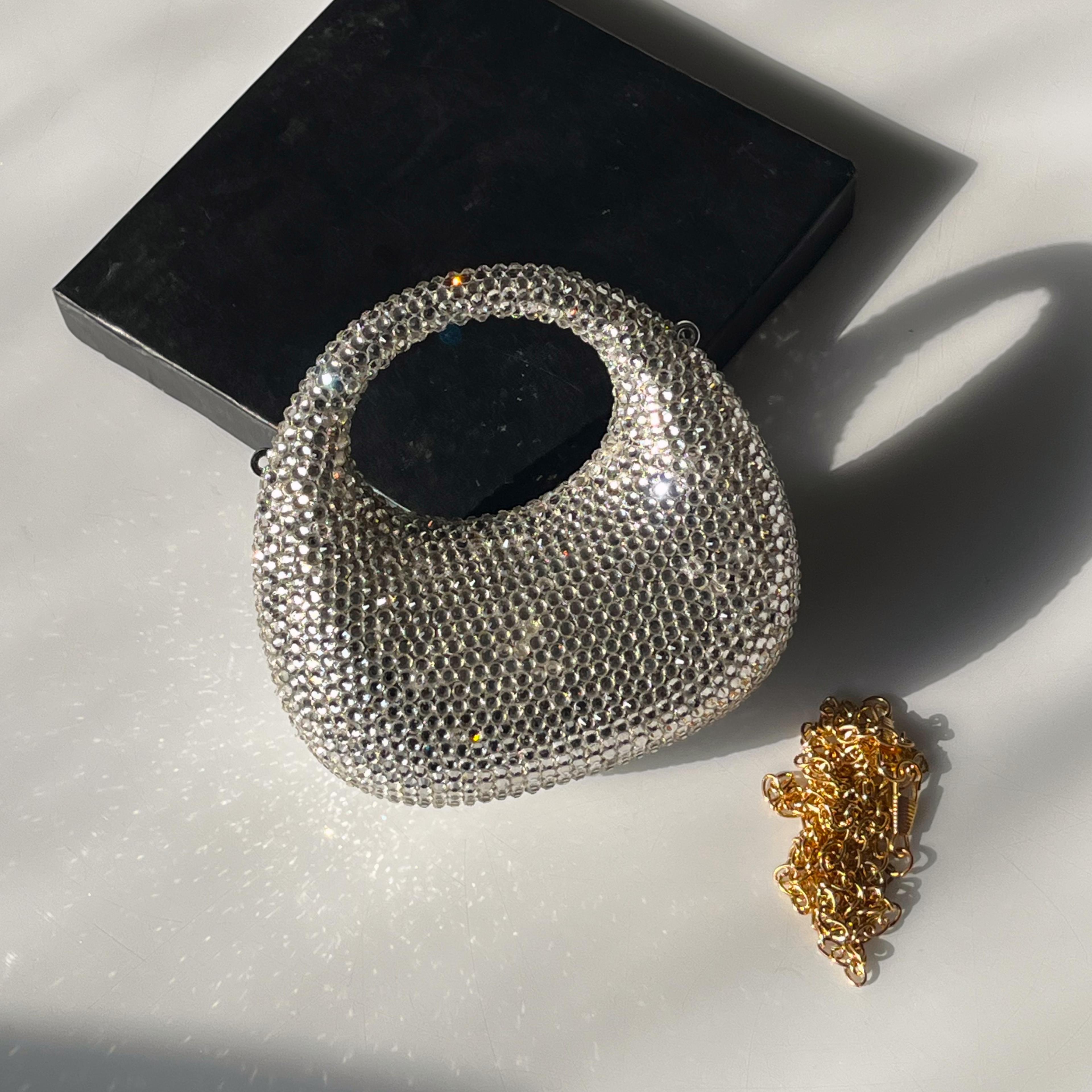 Viral Swarovski Mini Rhinestone Clutch