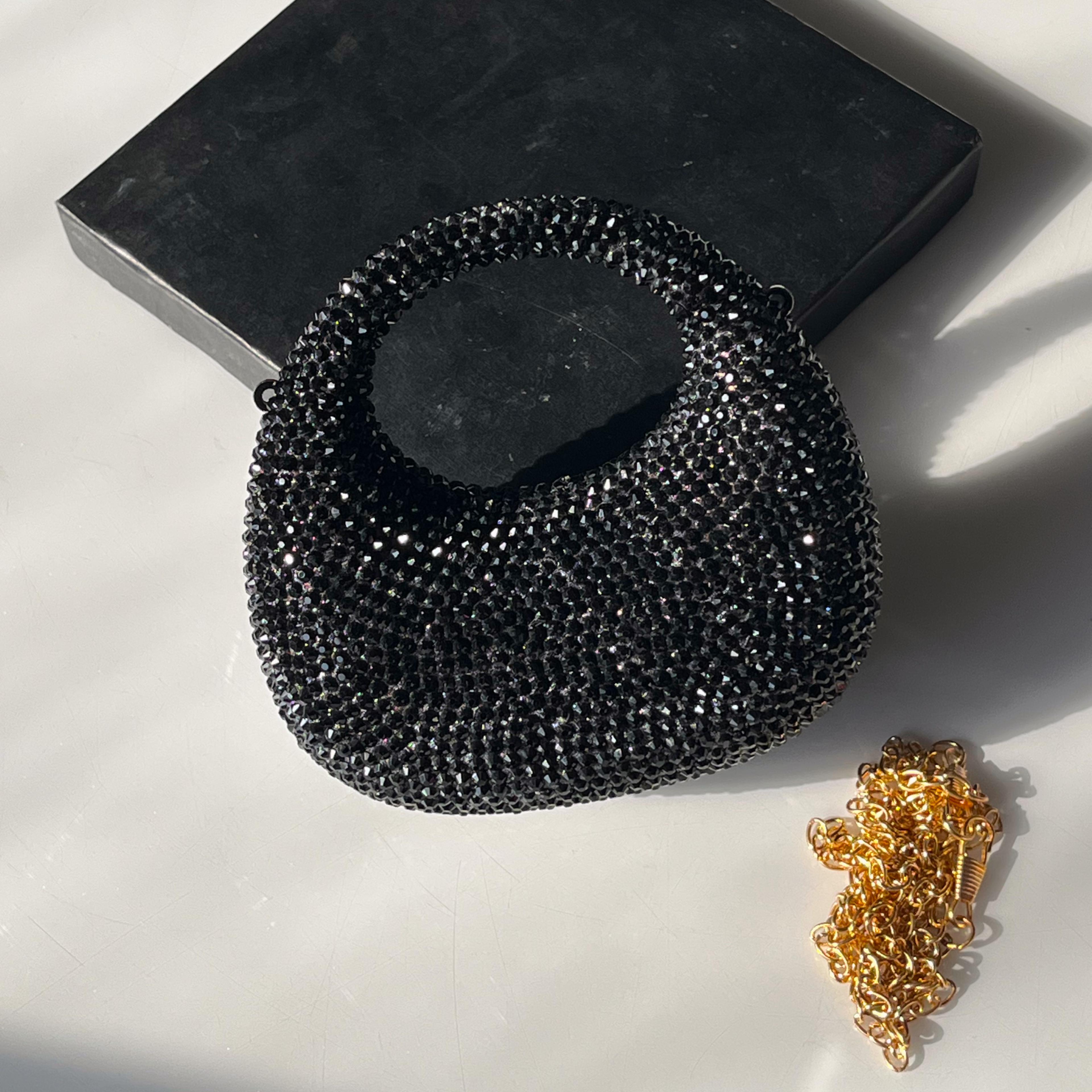 Viral Swarovski Mini Rhinestone Clutch
