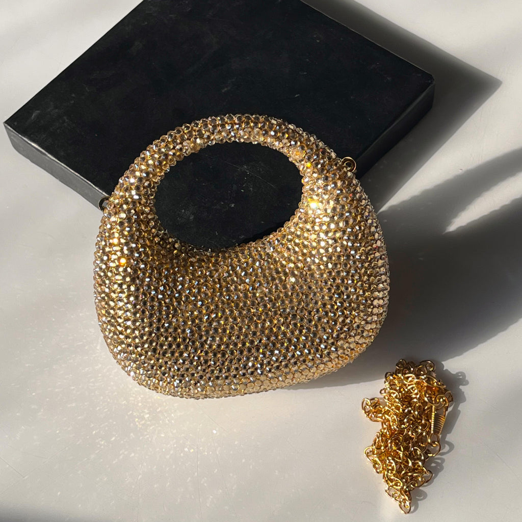 Viral Swarovski Mini Rhinestone Clutch