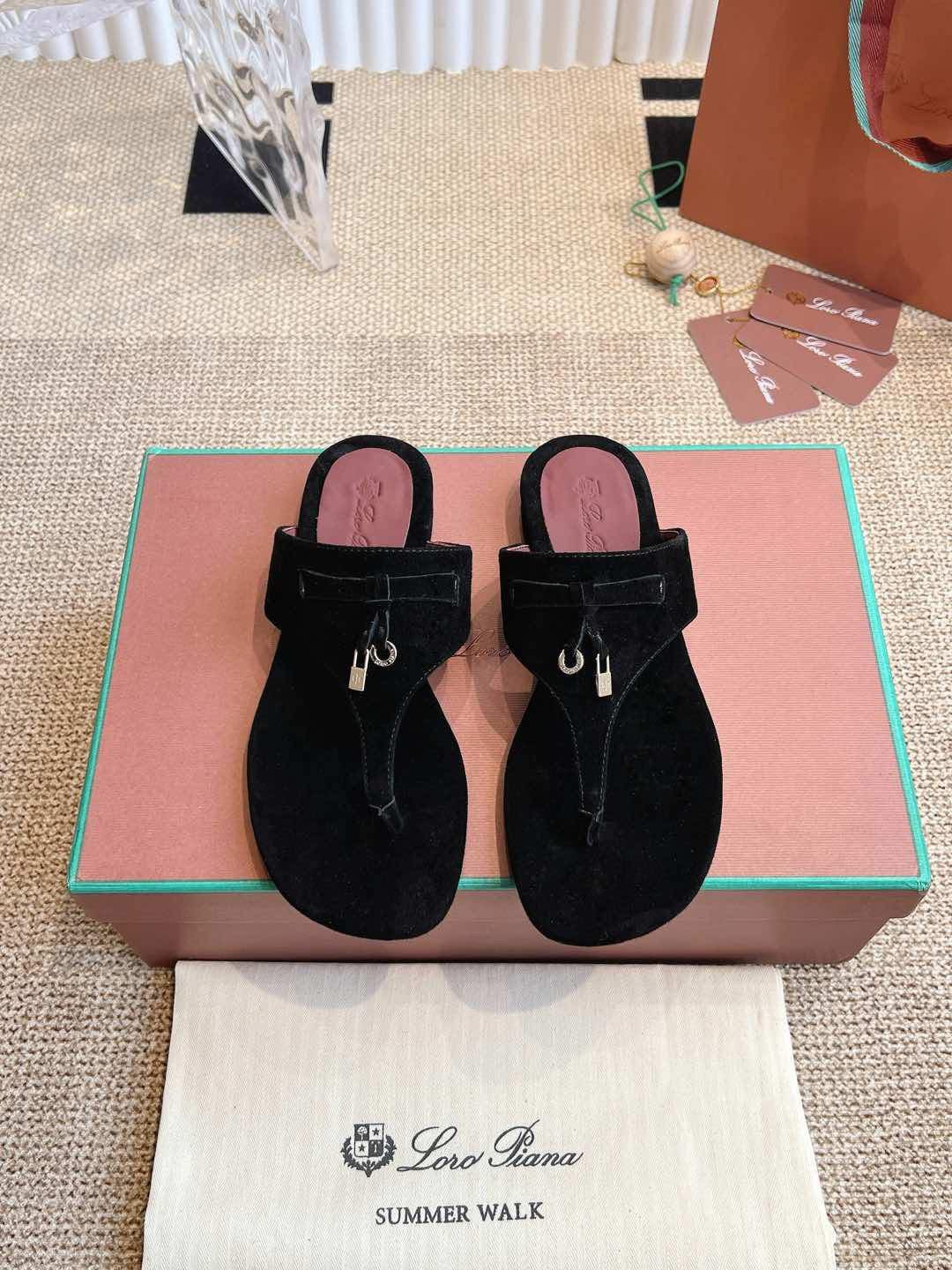 Loro Piana Flat Slides